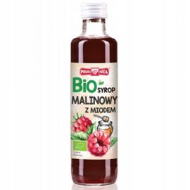 Polska Róża - BIO Syrop Malinowy z Miodem - 250 ml
