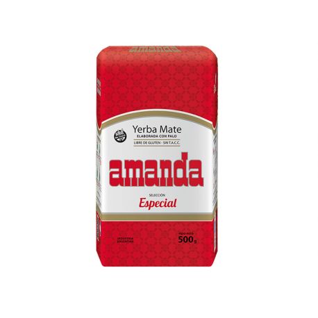 Amanda - Yerba Mate Elaborada Con Palo - Seleccion Especial - 500 g