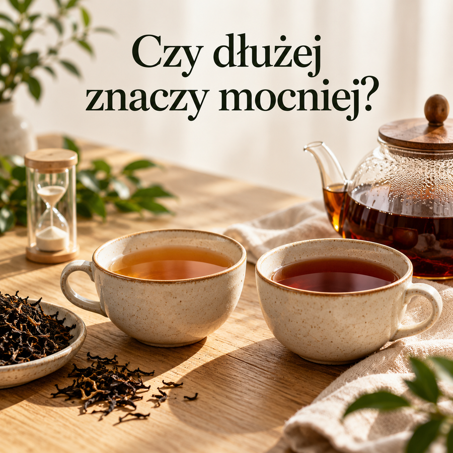 Czy dłuższe parzenie oznacza mocniejszą herbatę? Co naprawdę zmienia się w filiżance?
