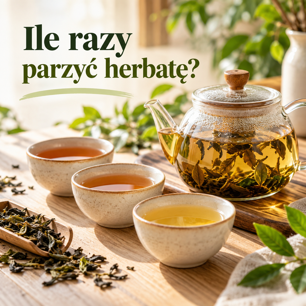 Czy herbatę liściastą można parzyć kilka razy? Ile parzeń wytrzymują różne rodzaje?