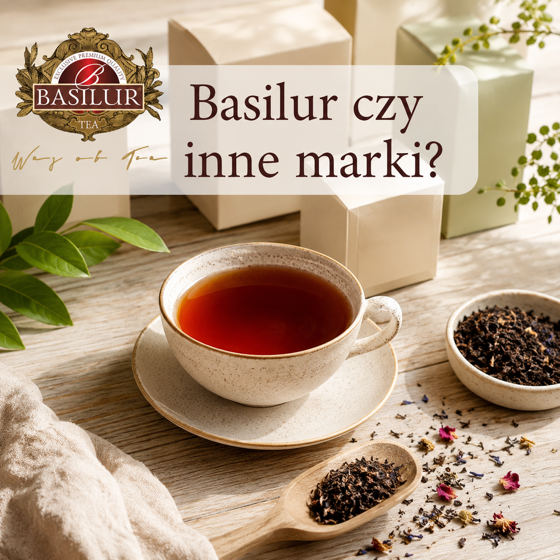 Basilur vs inne marki herbat – czym wyróżnia się Basilur?