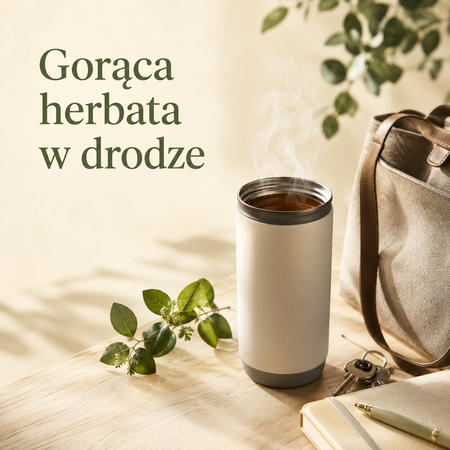 Jak utrzymać herbatę gorącą w podróży lub w drodze do pracy?