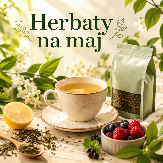 Jakie herbaty pić w maju? Najlepsze smaki na wiosnę i cieplejsze dni