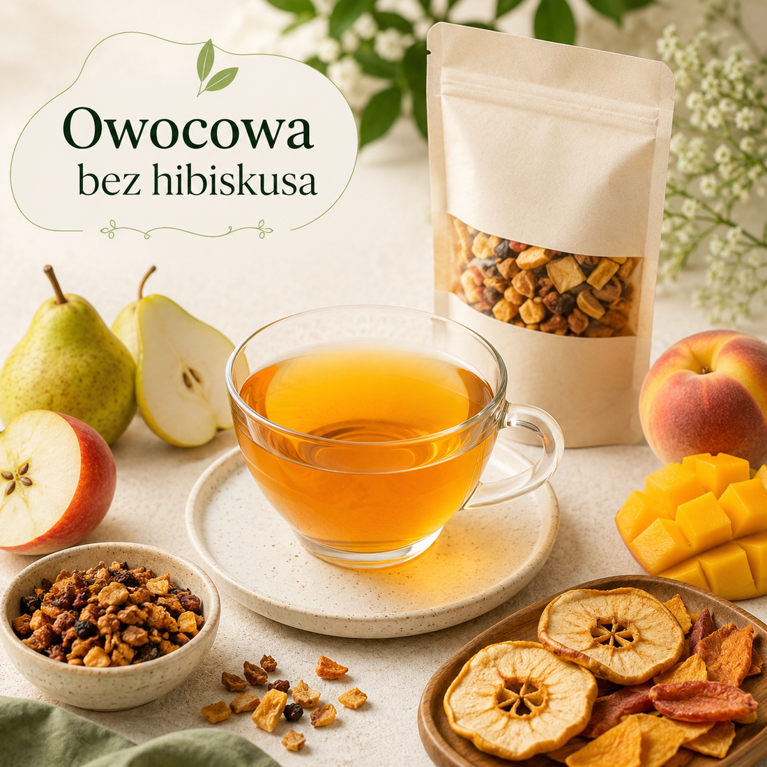 Herbata owocowa bez hibiskusa – które mieszanki wybrać i czym się różnią?