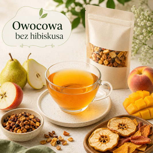 Herbata owocowa bez hibiskusa – które mieszanki wybrać i czym się różnią?