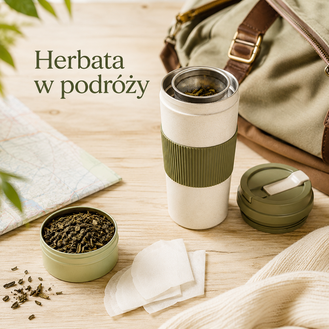 Najlepszy sposób na zabranie herbaty liściastej w podróż