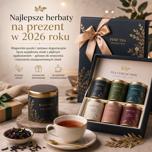 Najlepsze herbaty na prezent (ranking 2026) - eleganckie propozycje na każdą okazję