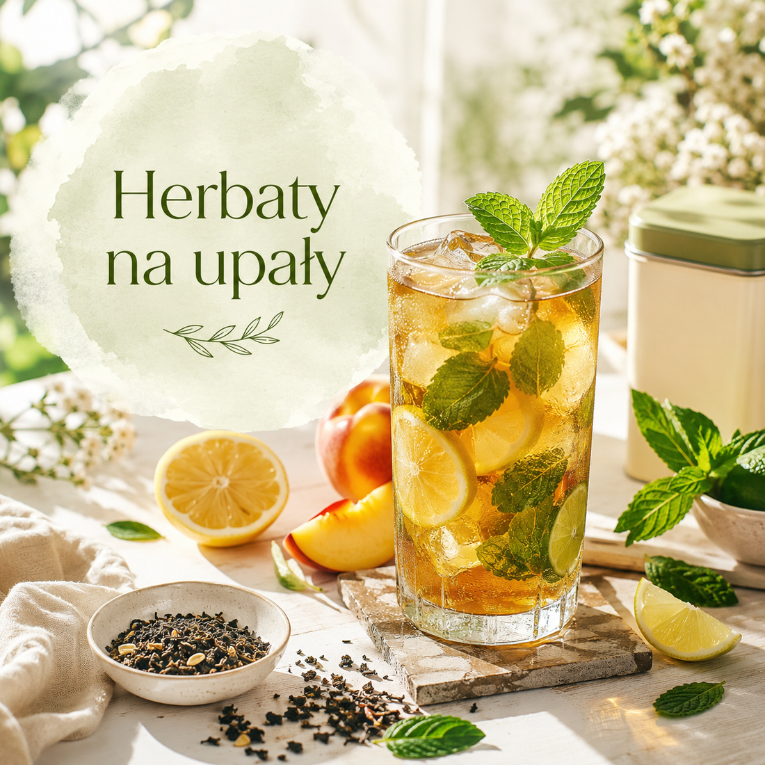 Najlepsze herbaty na upały, czyli co pić latem dla orzeźwienia