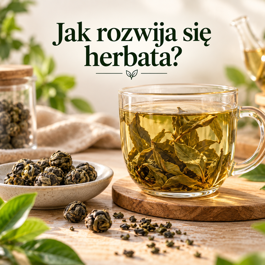 Herbata w kulkach - co to właściwie jest i dlaczego liście rozwijają się podczas parzenia?
