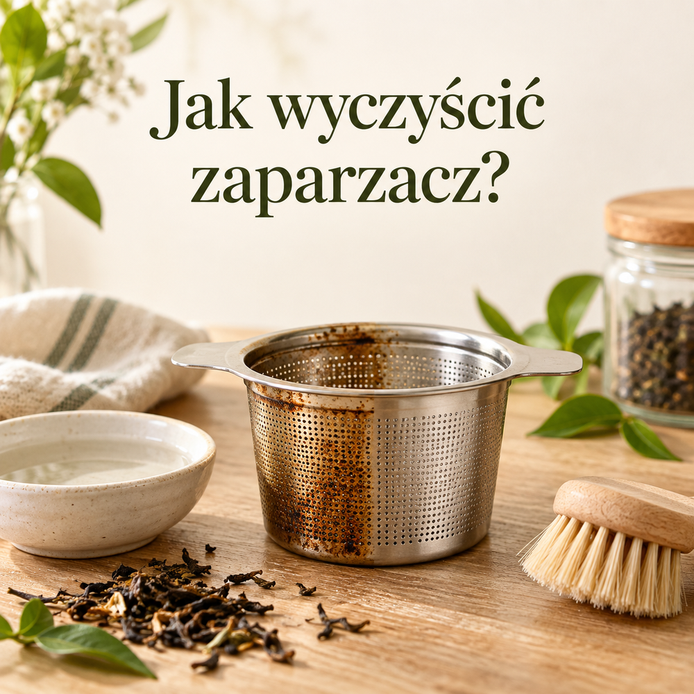 Jak wyczyścić zaparzacz do herbaty i usunąć ciemny osad?