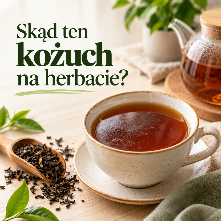 Dlaczego na herbacie pojawia się osad lub "kożuch"? Czy herbata jest wtedy dobra?