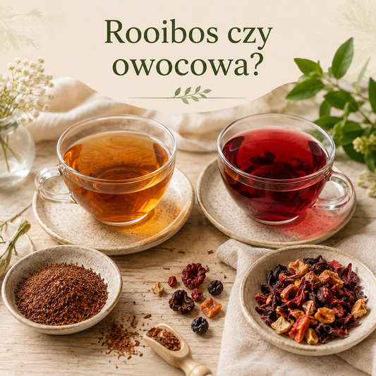 Rooibos czy herbata owocowa – co wybrać? Poznaj najważniejsze różnice