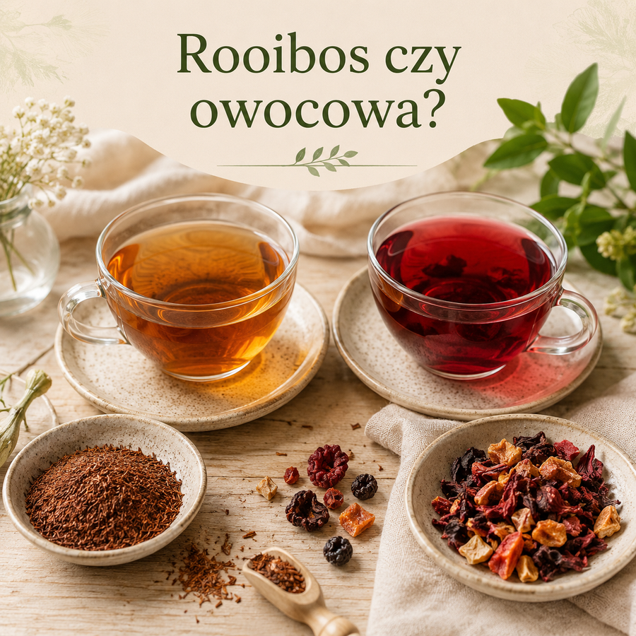 Rooibos czy herbata owocowa – co wybrać? Poznaj najważniejsze różnice