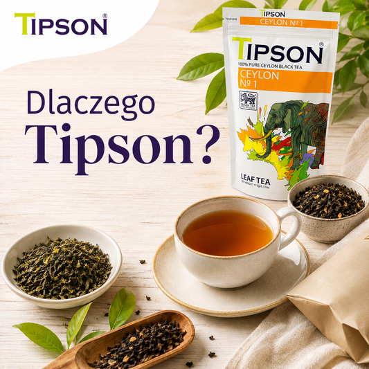 Tipson vs inne marki herbat – dlaczego coraz więcej osób wybiera Tipson?
