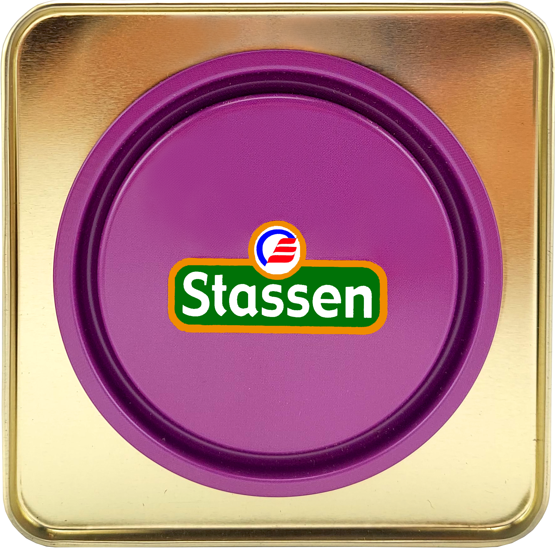 Herbata Stassen Earl Grey w metalowej puszce z logo Stassen – elegancki produkt premium.