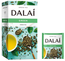 Zestaw Dalai Green z pudełkiem i saszetką zielonej herbaty