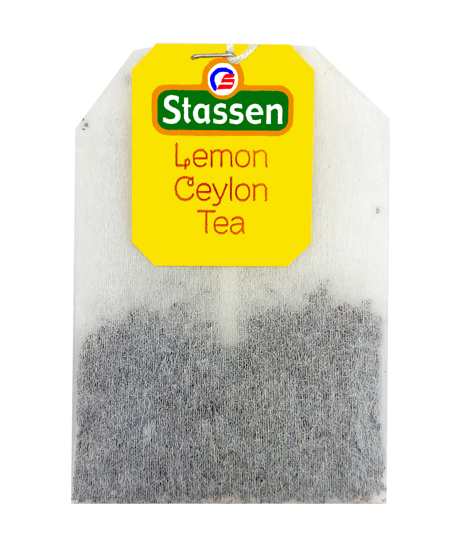 Torebka herbaty Stassen Lemon Tea z metką.