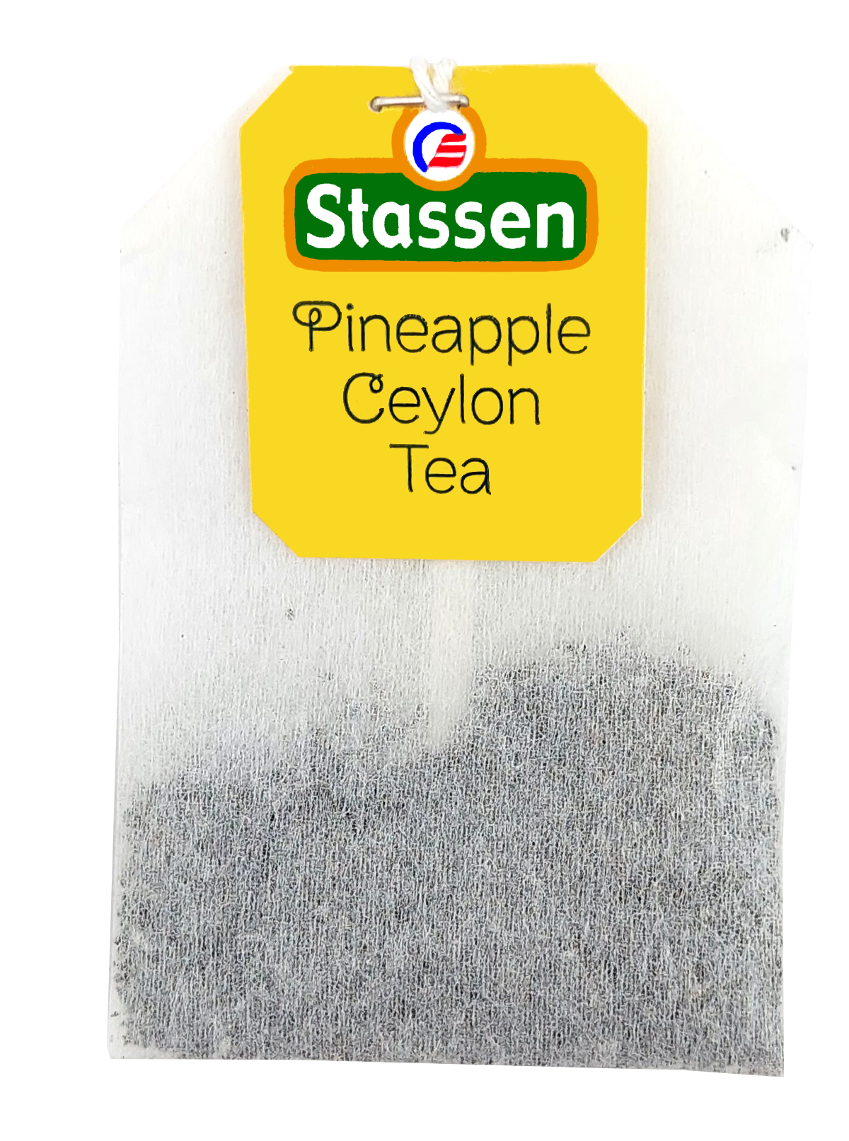 Saszetka herbaty Stassen Pineapple Tea – owocowa herbata czarna w kopercie.