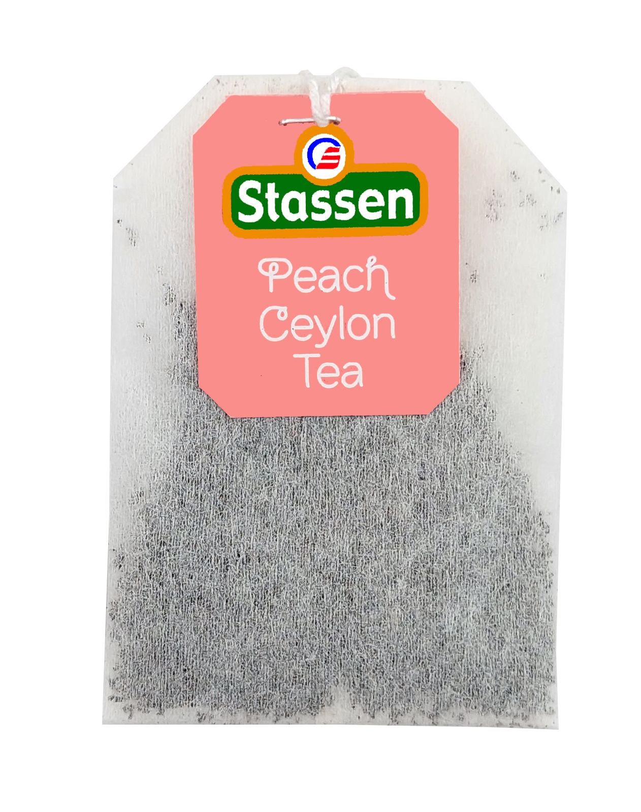 Saszetka herbaty Stassen Peach Tea – owocowa herbata czarna w kopercie.