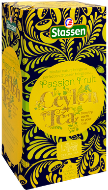 Saszetka herbaty czarnej Stassen Passion Fruit Ceylon Tea – aromatyczna herbata cejlońska z nutą marakui.