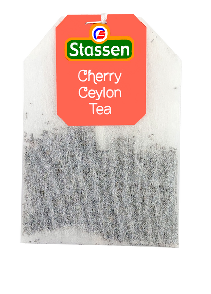 Torebka herbaty Stassen Cherry Ceylon Tea – aromatyczna herbata cejlońska z wiśniowym smakiem.