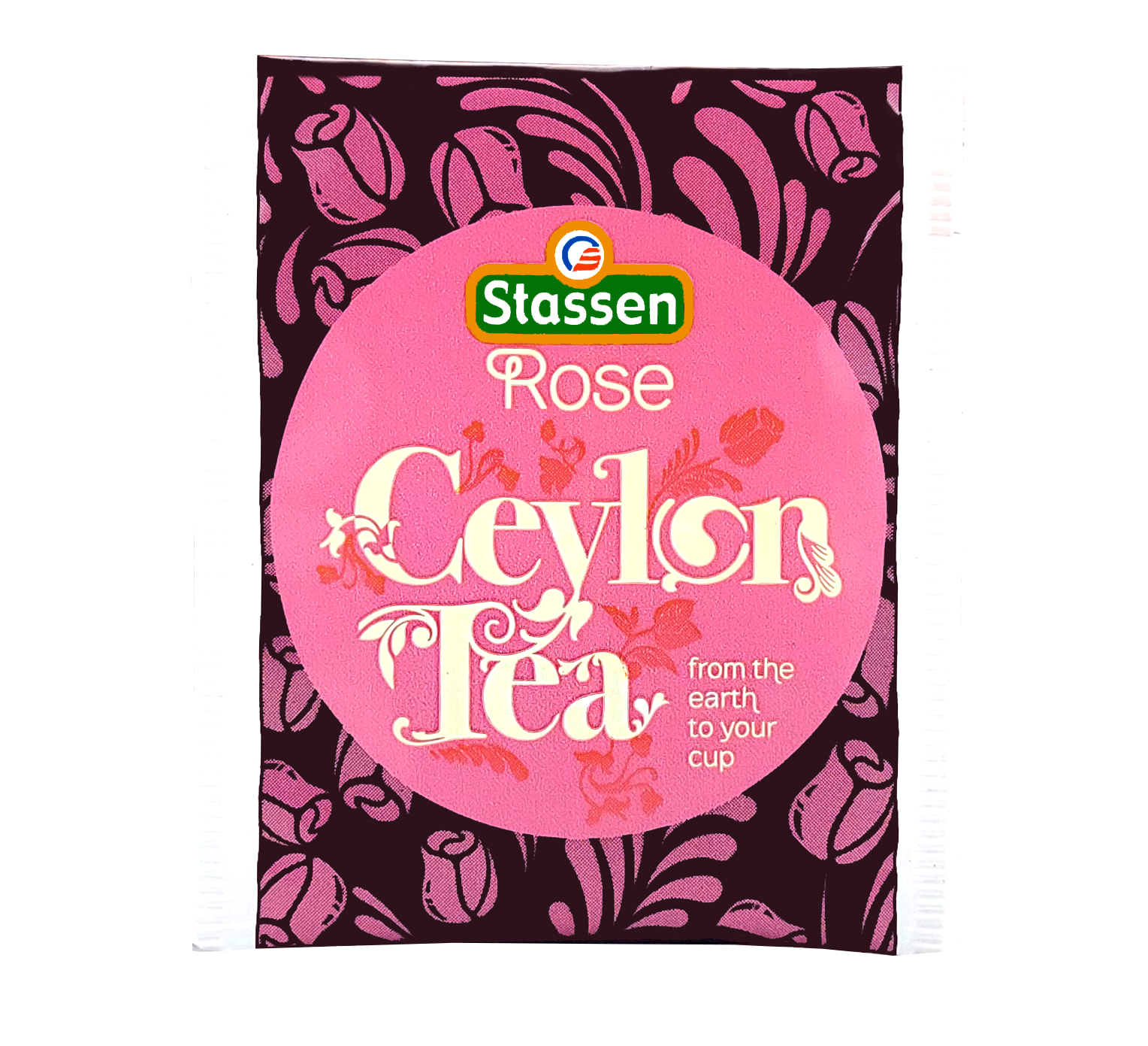 Koperta herbaty Stassen Rose Tea – czarna herbata cejlońska z różanym aromatem.