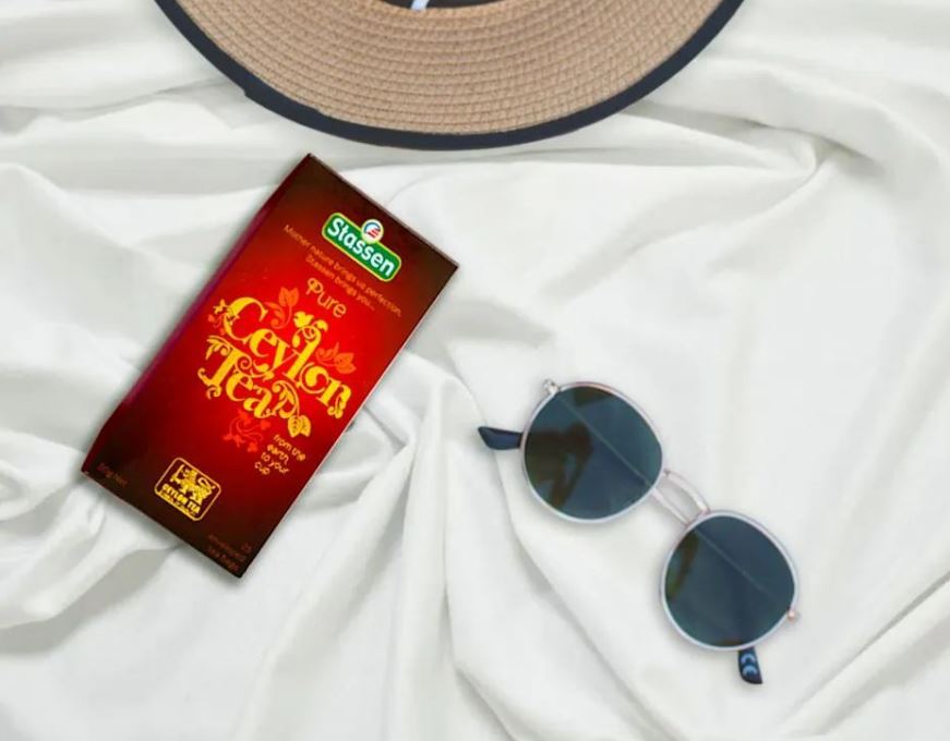 Opakowanie herbaty czarnej Stassen Pure Ceylon 25 torebek.