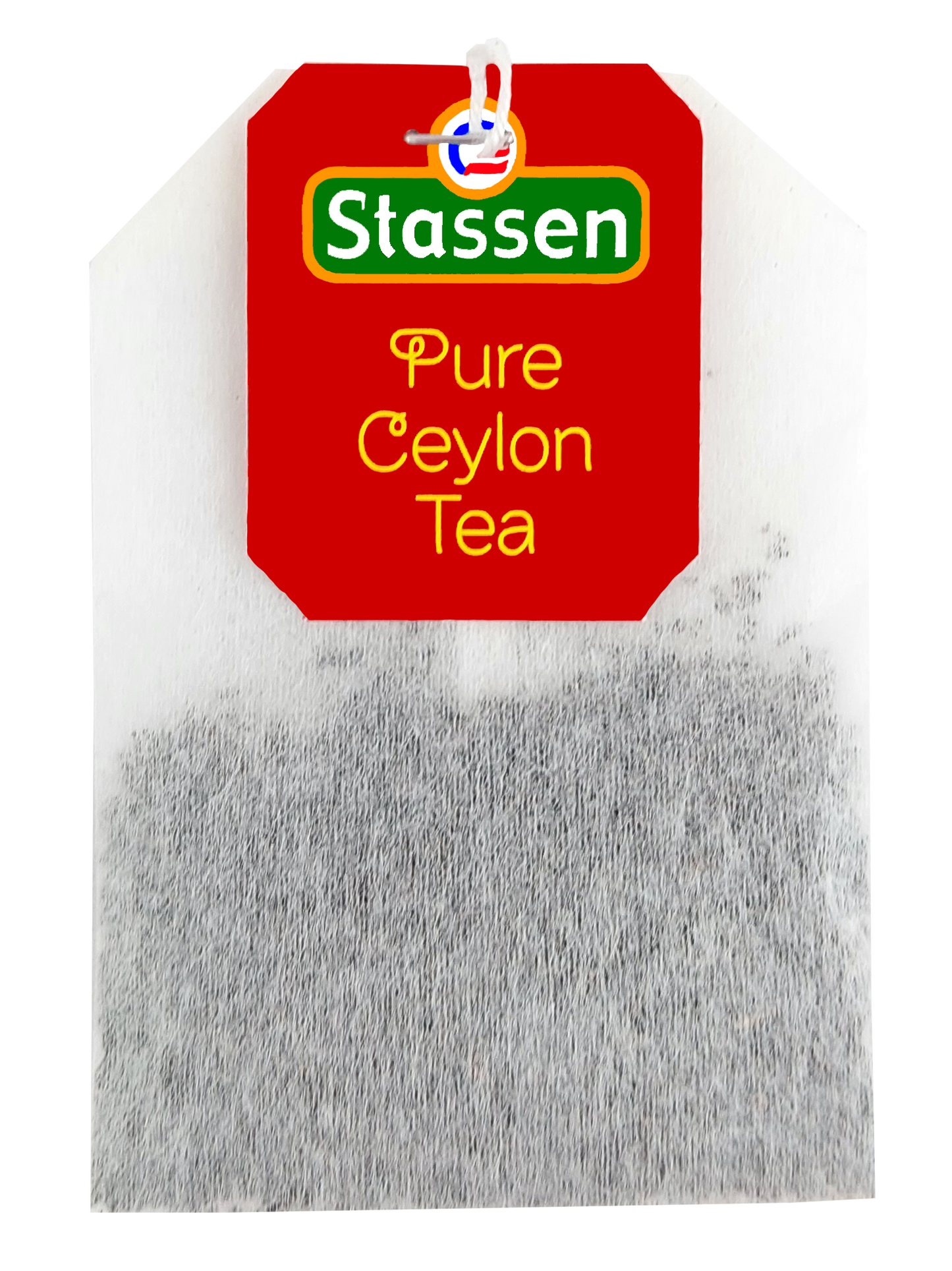 Torebka herbaty czarnej Stassen Pure Ceylon w kopercie, wysokiej jakości herbata cejlońska.