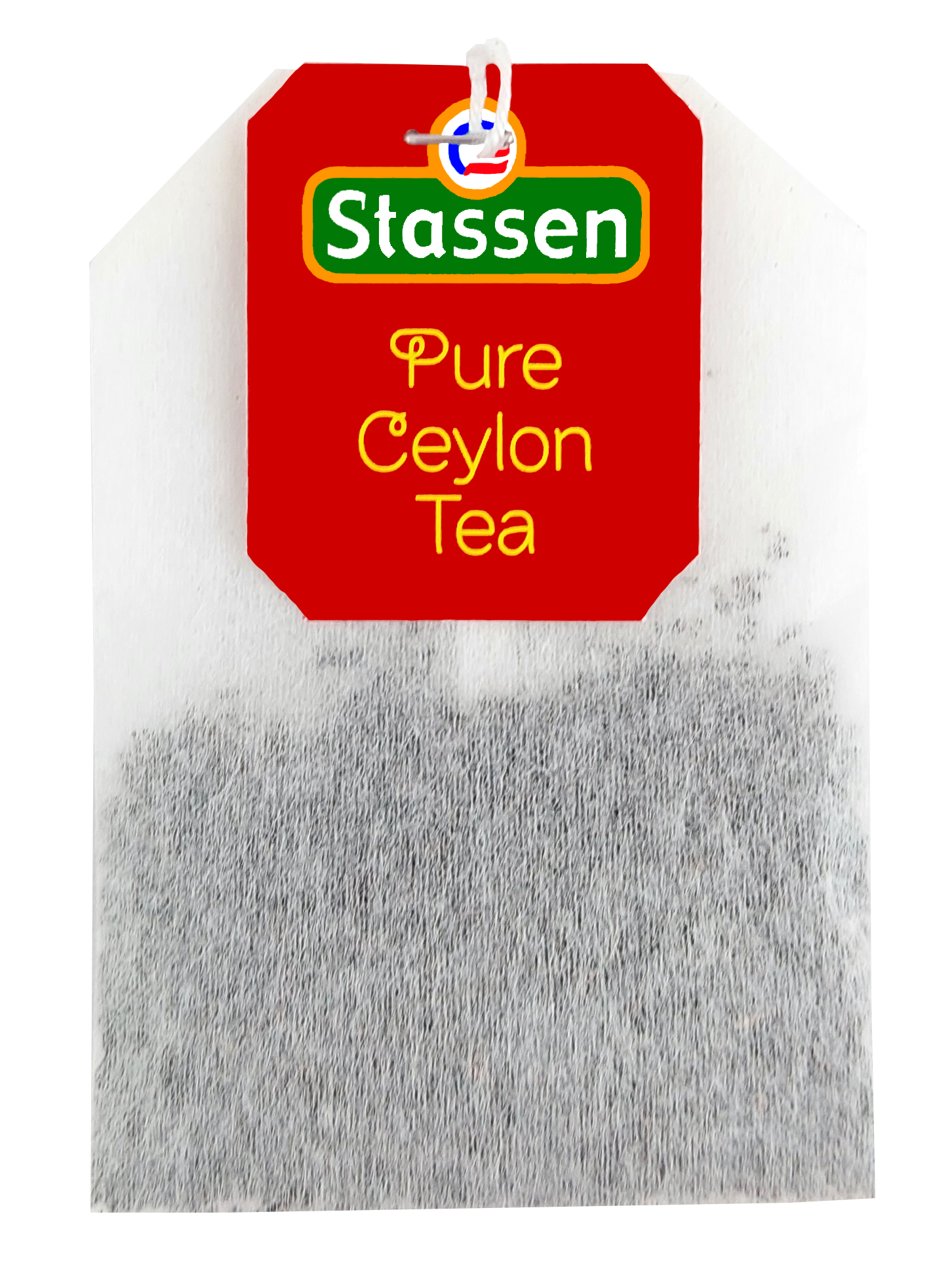 Torebka herbaty czarnej Stassen Pure Ceylon w kopercie, wysokiej jakości herbata cejlońska.