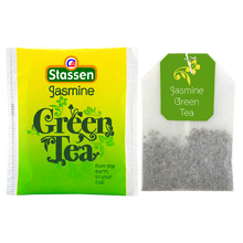 Saszetka i torebka Stassen Jasmine Green Tea obok siebie