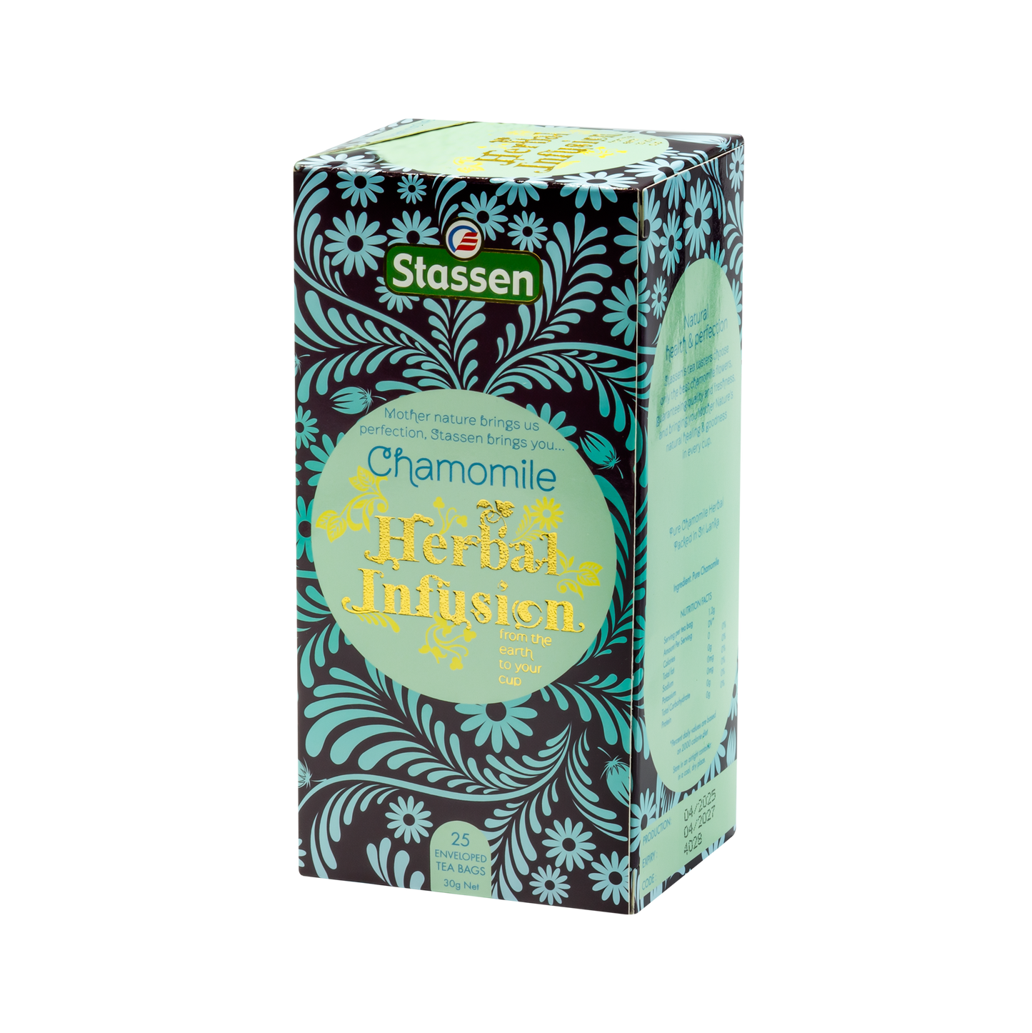 Stassen Chamomile Tea envelopes - 25 x 1.2 g