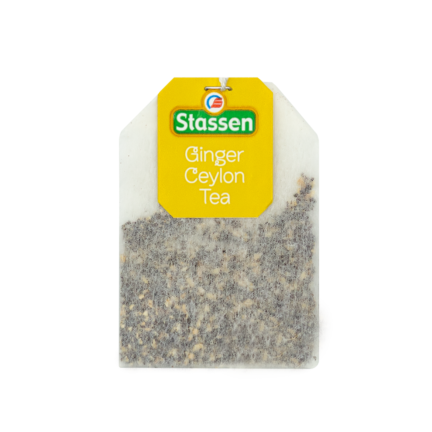 Torebka herbaty Ginger Tea Stassen – czarna herbata cejlońska z imbirem.