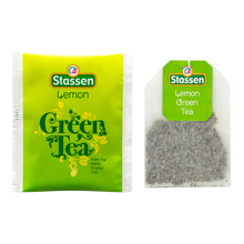 Koperta i torebka herbaty Stassen Lemon Green Tea – aromatyczna zielona herbata cytrynowa.