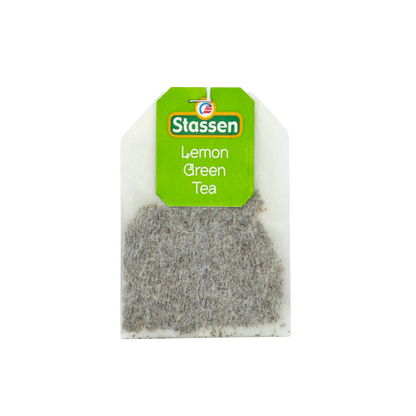 Torebka herbaty Stassen Lemon Green Tea – zielona herbata z nutą cytryny.