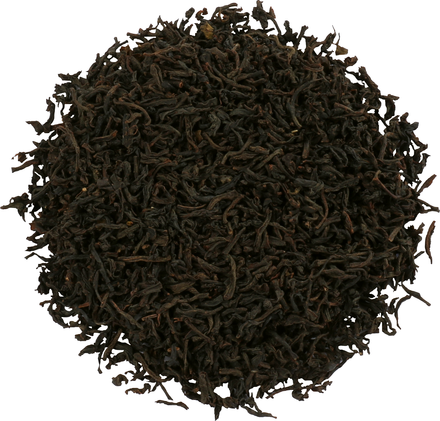 Liście czarnej herbaty Basilur Kandy, sypana herbata cejlońska wysokiej jakości.