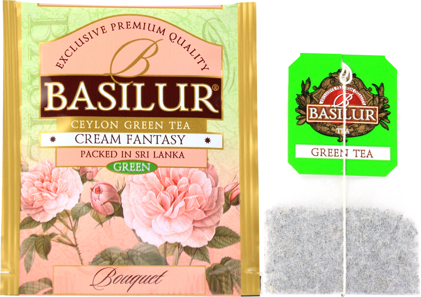 Koperta z torebką herbaty Basilur Cream Fantasy
