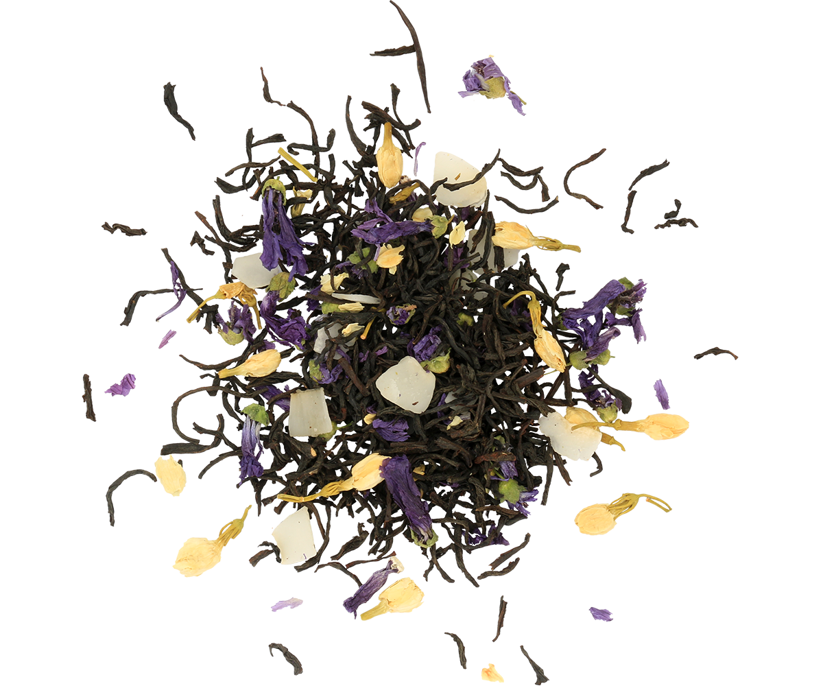 Liście herbaty Basilur Present Gold z dodatkiem płatków kwiatów