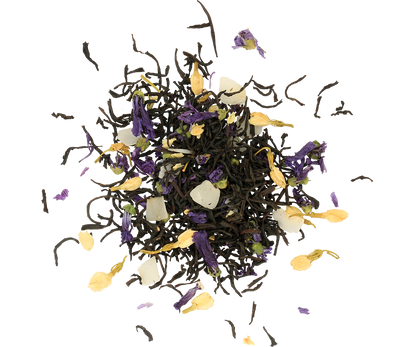 Liście herbaty Basilur Present Gold z dodatkiem płatków kwiatów