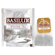 Koperta z torebką herbaty basilur winter tea.