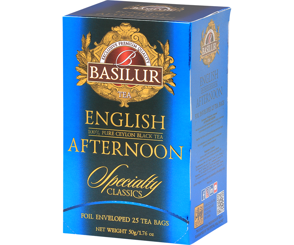 Opakowanie Basilur English Afternoon z kolekcji Specialty Classics.