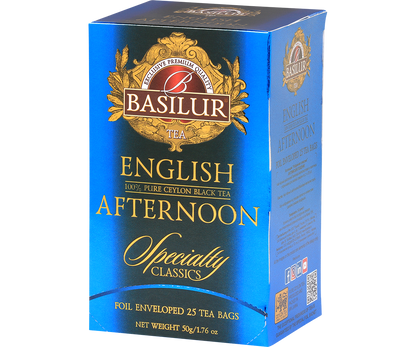 Opakowanie Basilur English Afternoon z kolekcji Specialty Classics.