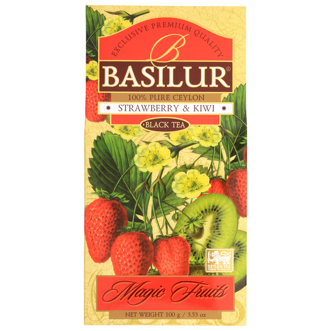 Basilur Black Tea Strawberry & Kiwi - 100 g