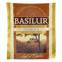 Herbata Basilur Dimbula w kopertach.