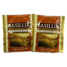Saszetki herbaty Basilur Ruhunu – czarna herbata z południowego Cejlonu.