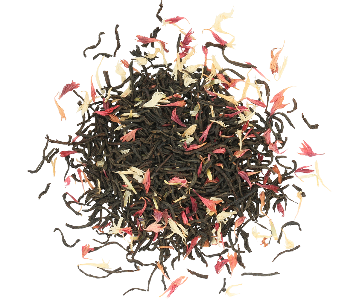 Liście herbaty Basilur Christmas House z dodatkiem płatków kwiatów