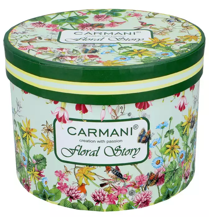 Kubek porcelanowy Floral Story 1 w ozdobnym pudełku kwiatowym – 420 ml