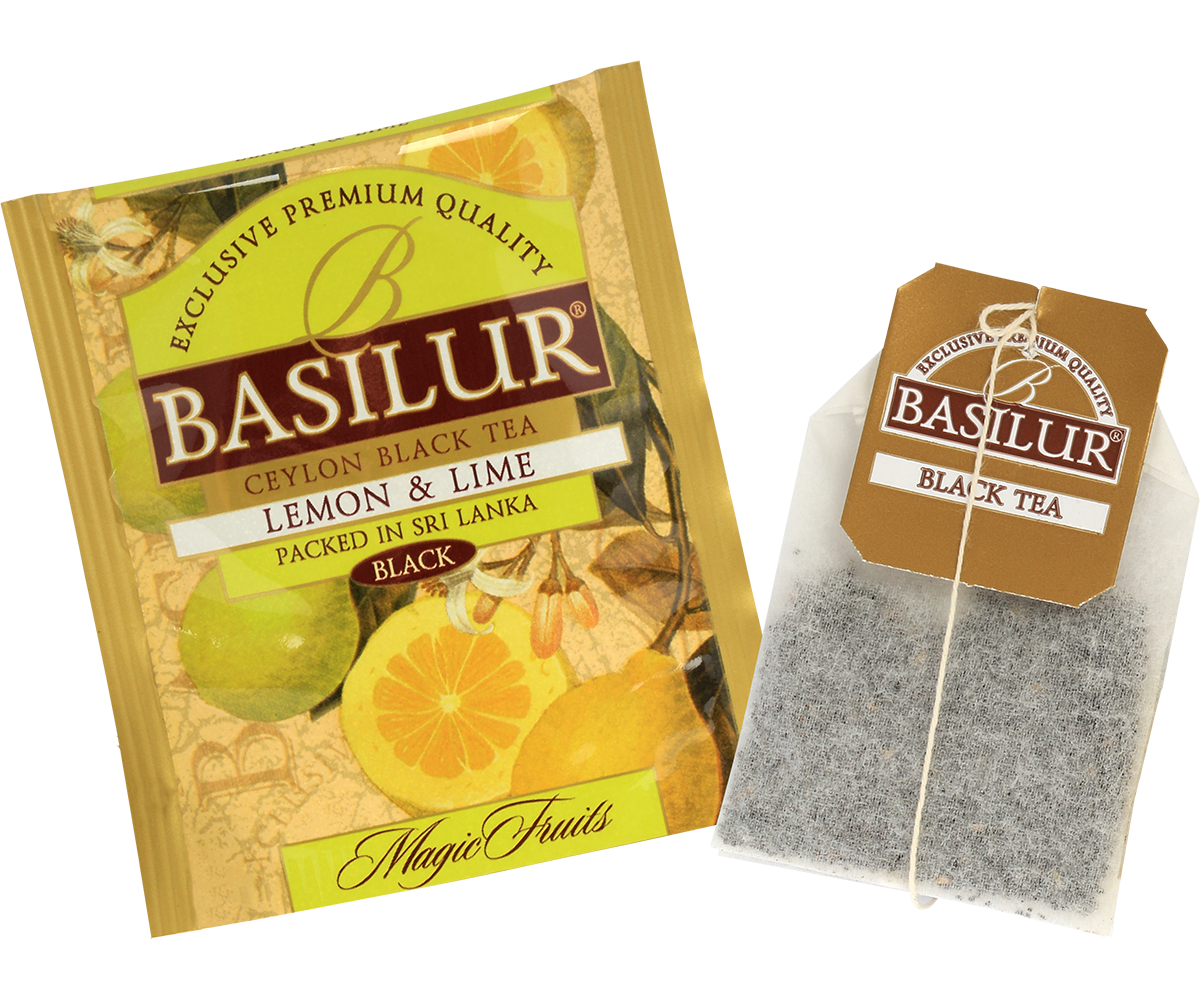 Zestaw herbat w kopertach Basilur Magiczne Owoce w eleganckim pudełku książce