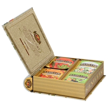 Otwarty zestaw Basilur Collection No. 1 z czterema rodzajami herbat w kolorowych kopertach