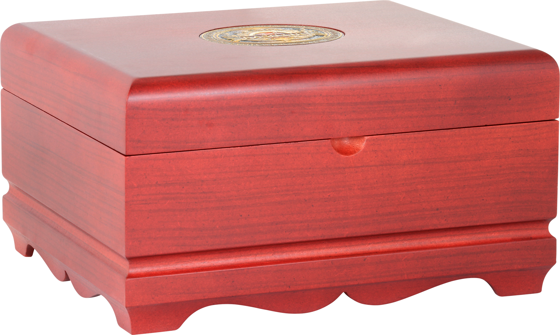 Drewniane pudełko Basilur Wooden Presenter Mix 3, luksusowy zestaw herbat premium.