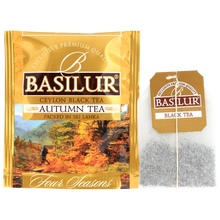 Koperta z torebką herbaty basilur autumn tea.